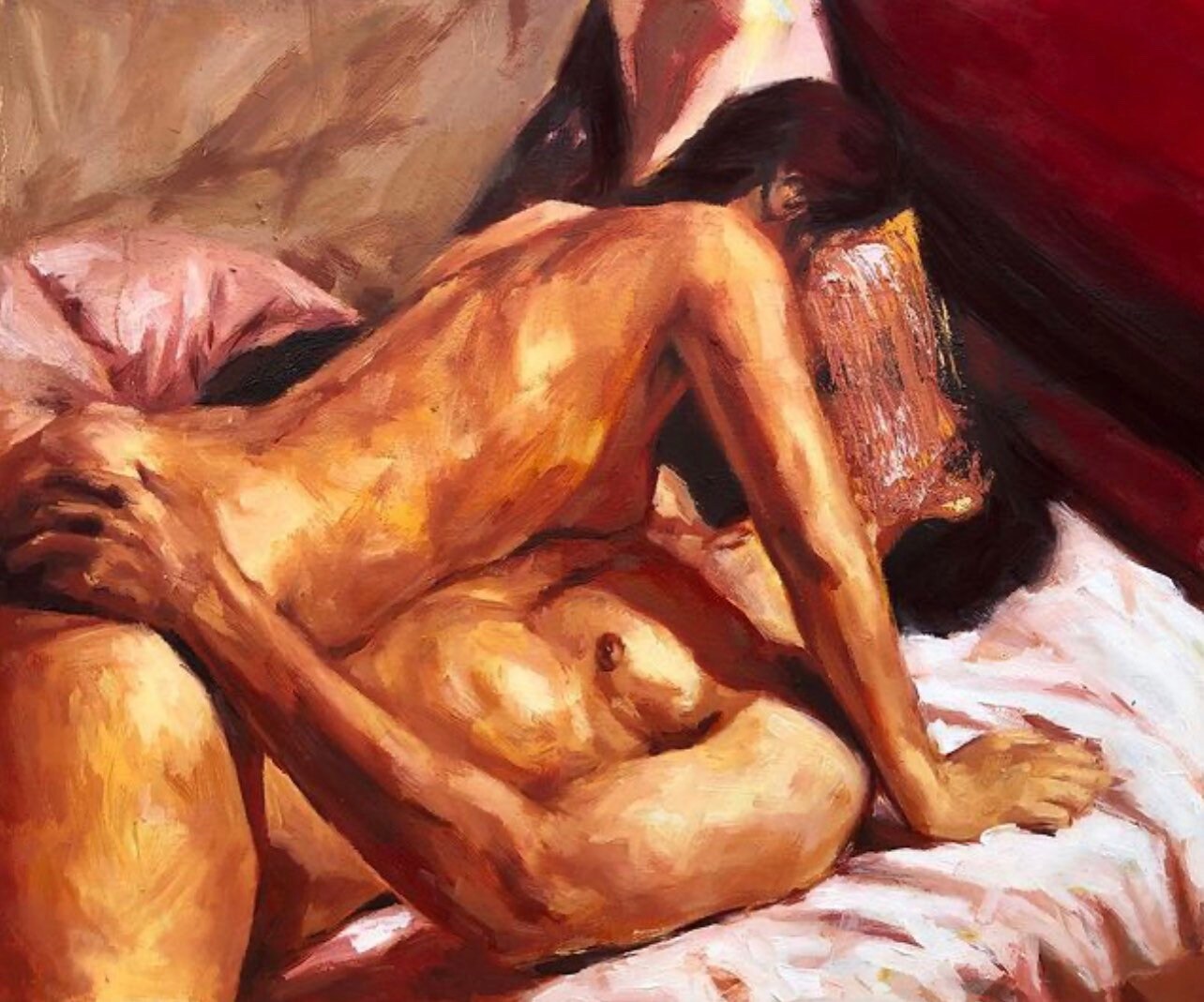 lovers A3 art print