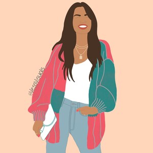 Ilustración de retrato digital personalizada - Dibujado a mano - Regalo - Pantalla de bloqueo - Ilustración imprimible - Familia - Parejas - Amigos - Descarga digital