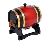 Wood Barrel Vintage Oak Beer Brewing Tools Tap Dispenser Wine Whisky Rum pot Tools For Mini Bar Durable Leak proof Natural Wood Beer Keg