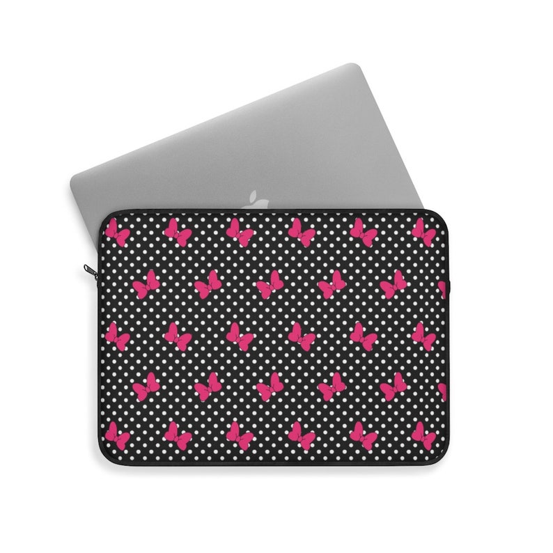 Minnie Mouse Polka dot Bows Laptop SleeveDisney Accessory BagMinnie Bows