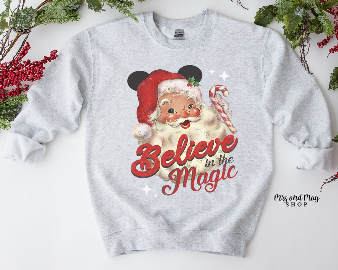 Disney Santa Sweater / Disney Christmas Sweater / Disney Park Etsy