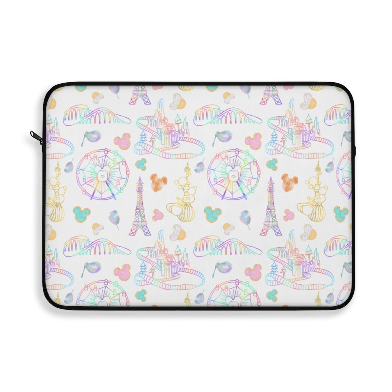 Disney Laptop Sleeve/Disneyland/Disney Office/Disney Travel Etsy