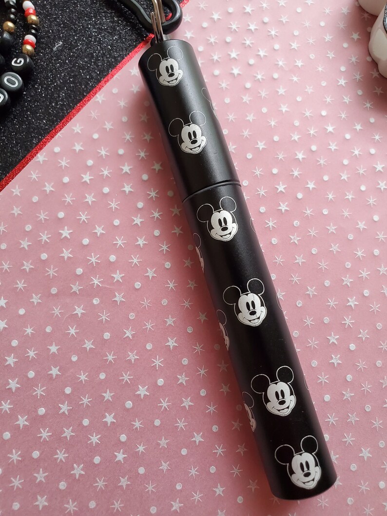 Mickey Mouse Inspired Collapsible Straws / Reusable Straws / Etsy