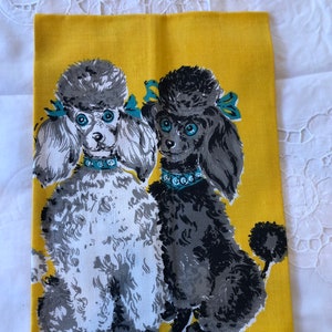 Linen Dog Tea Towel