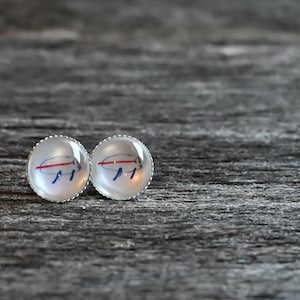 Josh Allen Drawing Buffalo Bills Earrings / Buffalo Bills