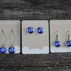 Buffalo Bills Josh Allen #17 Earrings