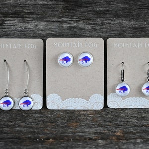 Buffalo Bills Inspired Earrings