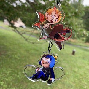 South Park Creek Acrylic Keychain | Imp Tweek and Youth Pastor Craig | Phone Destroyer | READ DESCRIPTION