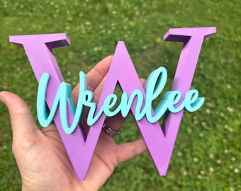 Standing Name Decor