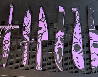 Horror movie decor set of 6