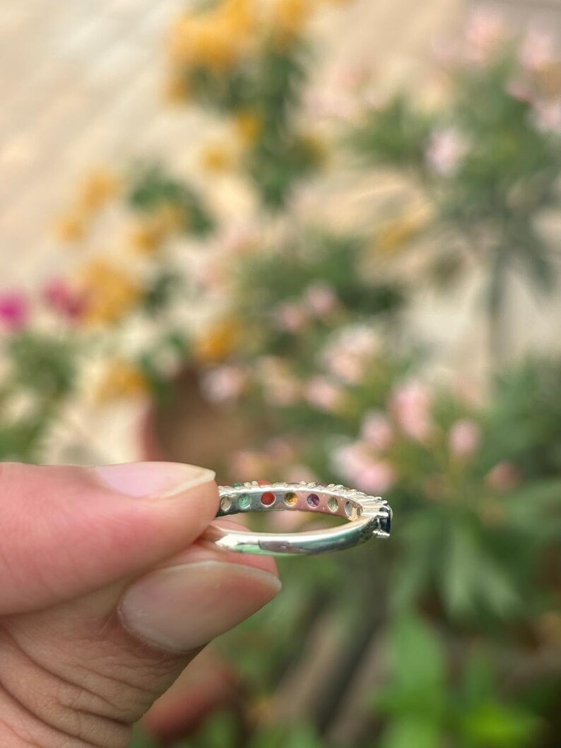 Navratan Rings Navratan Gemstone Ring – 925 Sterling Silver, Astrological Jewelry - Etsy