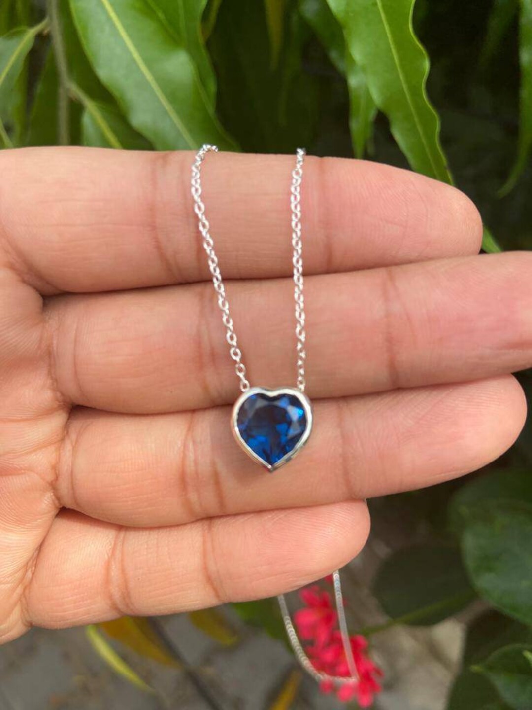 Heart topaz necklaces deals