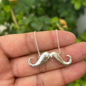 Mustache Necklace- Mustache Jewelry- Funky Necklaces For Women- Funky Jewelry- Cool Necklace- Funny Gifts- Trendy Jewelry- Unique Gifts