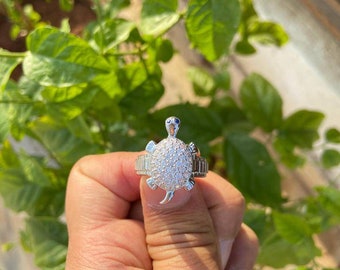 Sea Turtle Ring Silver Turtle Ring Animals Ring Tortoise Ring Turtle Ring