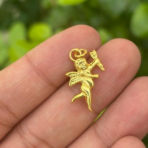 Cherub Necklace- Angel Necklace- Cupid Necklace- Gold Necklace For Women- Angel Charm- Gift For Her- Protection Necklace- Minimalist Pendant