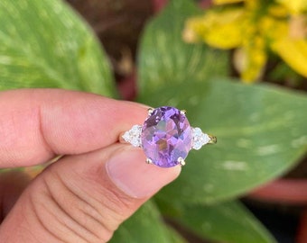 Amethyst Sterling Silver Celtic Oval Ring Ian and Valeri Co Amethyst Sterling Silver Celtic Oval Ring Ian and Valeri Co