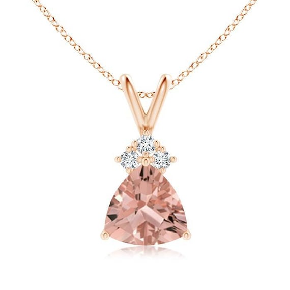 Morganite & Diamond Necklace | Skeie's Jewelers
