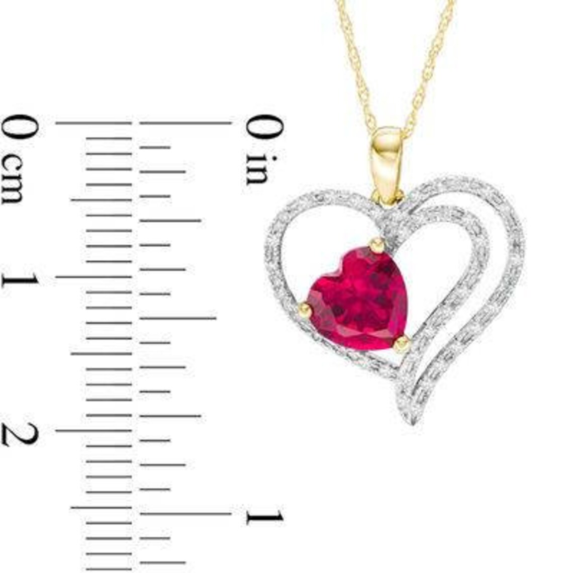 14k Gold Heart Necklace Valentines Day Gift Heart Necklace Etsy UK