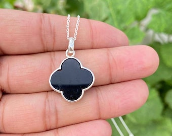 Pendente Colgante De ónx Negro Ónx Negro Con Cuentas De Barrl 'S