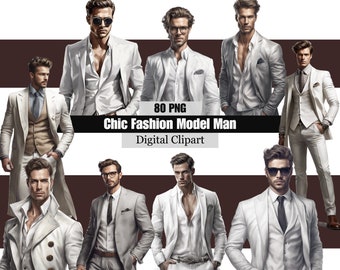 80 clipart di modelli di moda chic, clipart di uomini affascinanti, clipart di uomini in abito, clipart di uomini chic in formato png, uomini alla moda in formato png, clipart di uomini d'affari