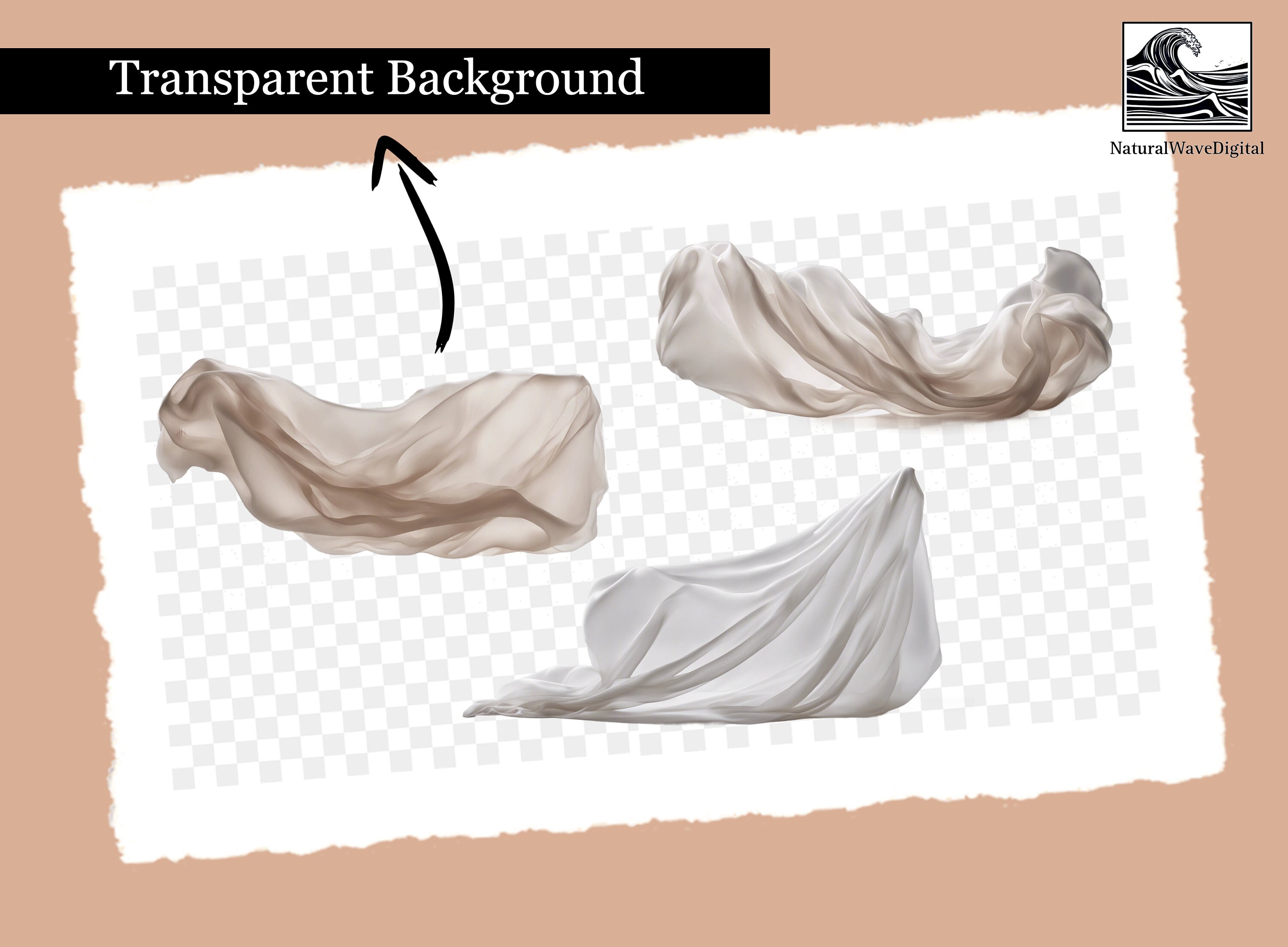 54X Chic Flying Fabric Digital Overlays,flying Fabric,overlays Pack ...