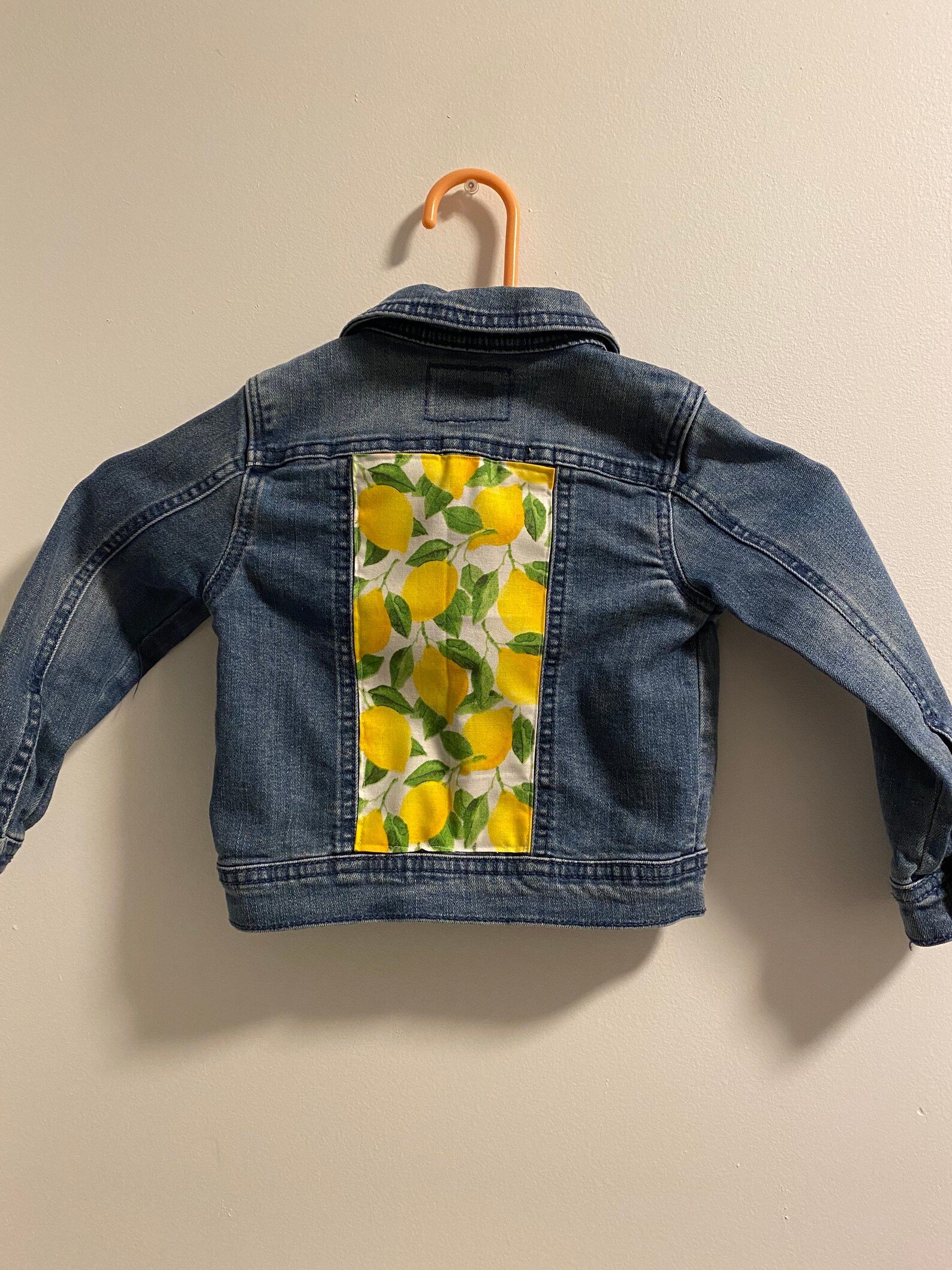 Lemon Love Toddler Girl Jean Jacket Etsy