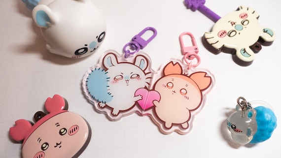 Momonga Heart Kanichan Magnetic Keychain - Etsy