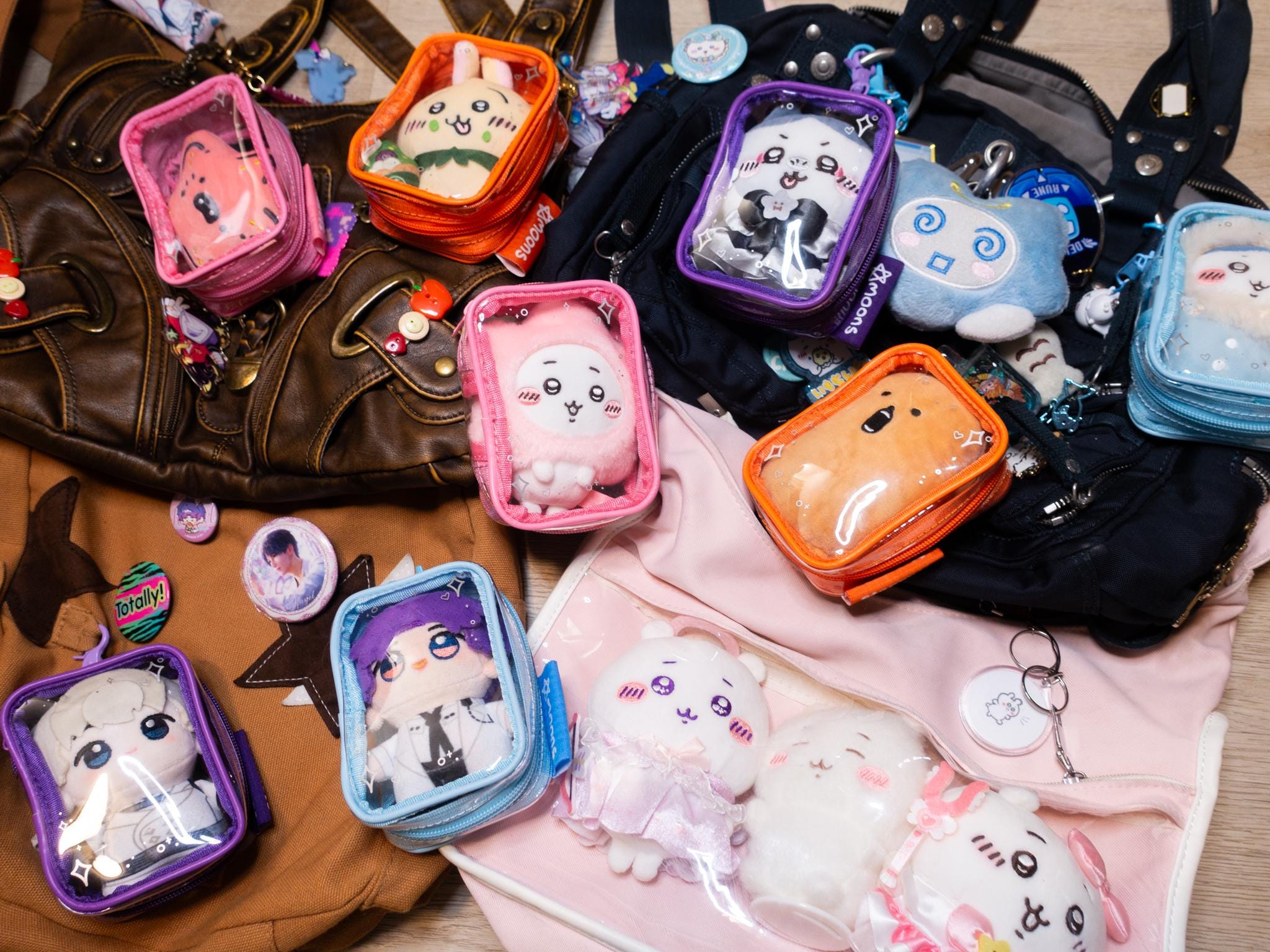 Sparkle Oshi Pouches (fits 10cm Nui) for Ita Bags UPDATED Version