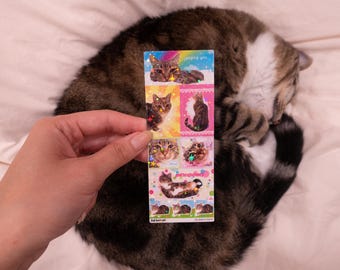 jinji luver pt1 holo glitter kira kira sticker sheet