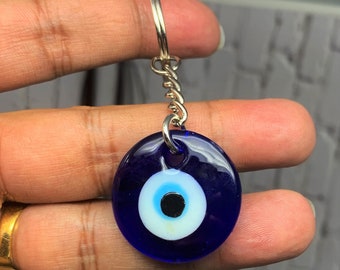 Frog Evil Eye Key Chain with Blue Turkish Evil Eye Lucky Talismans #1319 Frog Evil Eye Key Chain with Blue Turkish Evil Eye Lucky Talismans #1319