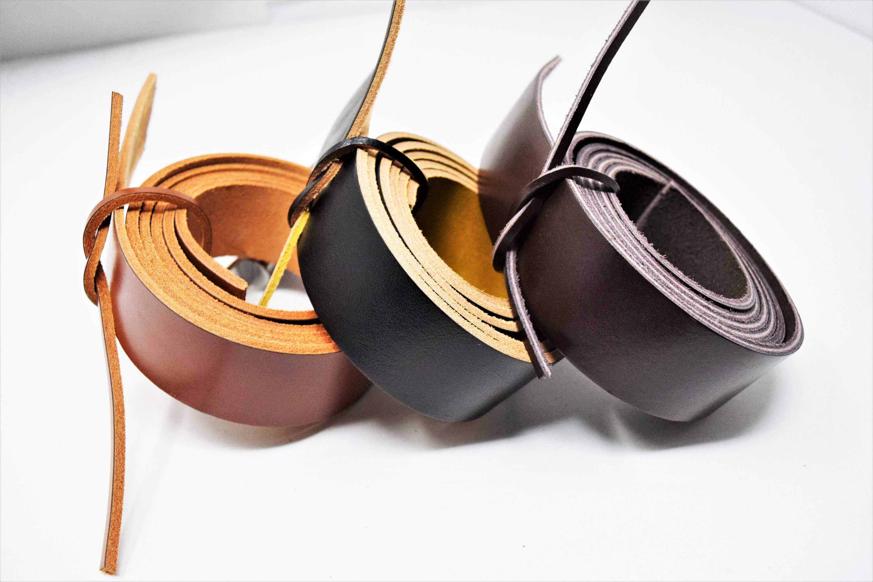 Genuine Leather Belt Blanks Width 1.5 inch X Thickness 4mm Etsy