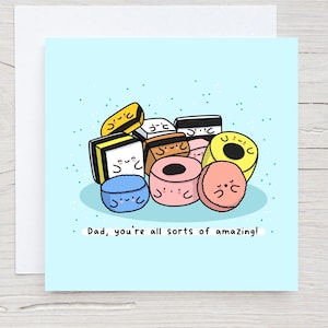 Papa, vous êtes vraiment incroyable - Punny, carte Kawaii, carte pour papa, carte d'anniversaire