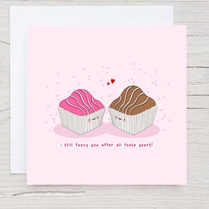 Jolie carte d'anniversaire - Je vous aime, carte Kawaii, carte de Saint-Valentin, petit chien, carte d'anniversaire drôle