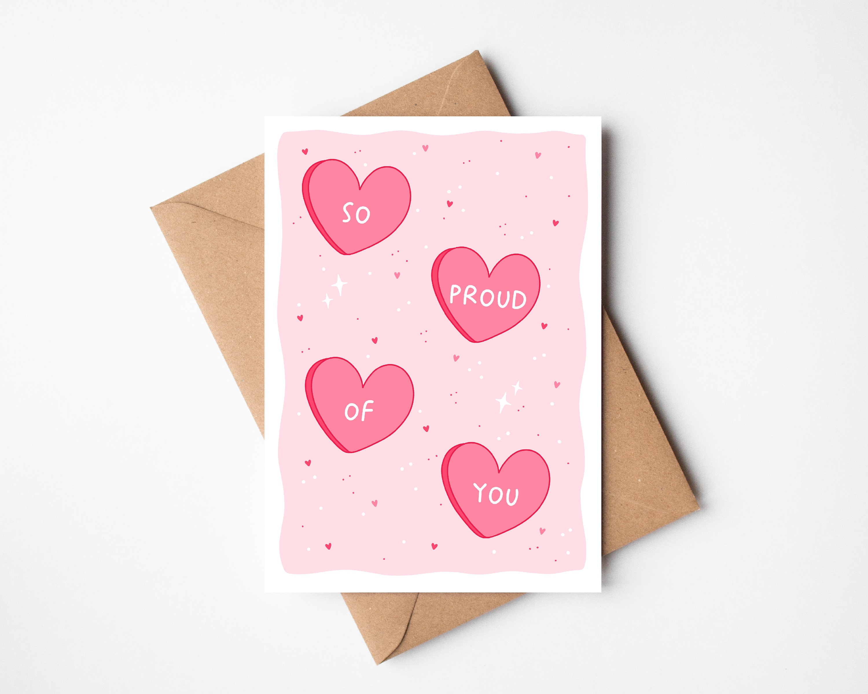 So Proud of You Card – Congratulations, Handmade - Etsy