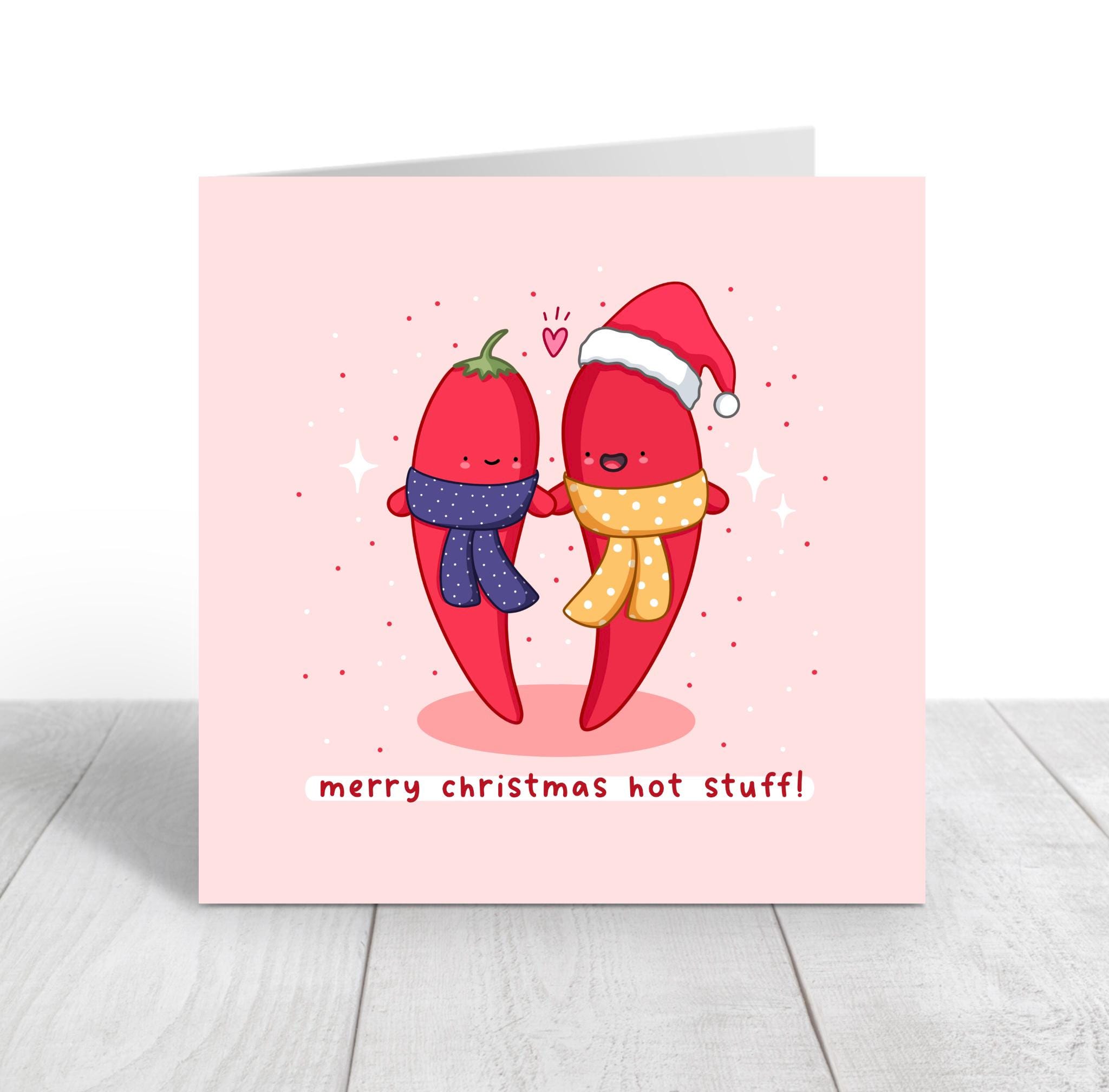 かわいいクリスマスカード - かわいいクリスマスカード、ロマンチック