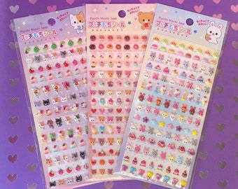 Kamio Mofu Mofu Seal: Japanese Sweets Fuzzy Stickers