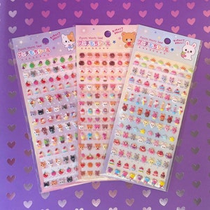 Kawaii Glittery Capsule 3D Puffy Stickers Kawaii Stickers, Cute Stickers,  Scrapbooking Planner Stickers, Fun Stickers, Capsule Stickers 