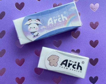 Kawaii Arch Eraser: Mochi Mochi Panda, Sakura Stationery