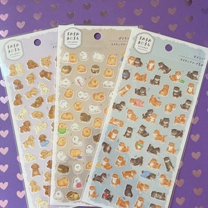 Dog stickers - Poodle - Shiba Inu - Pomeranian