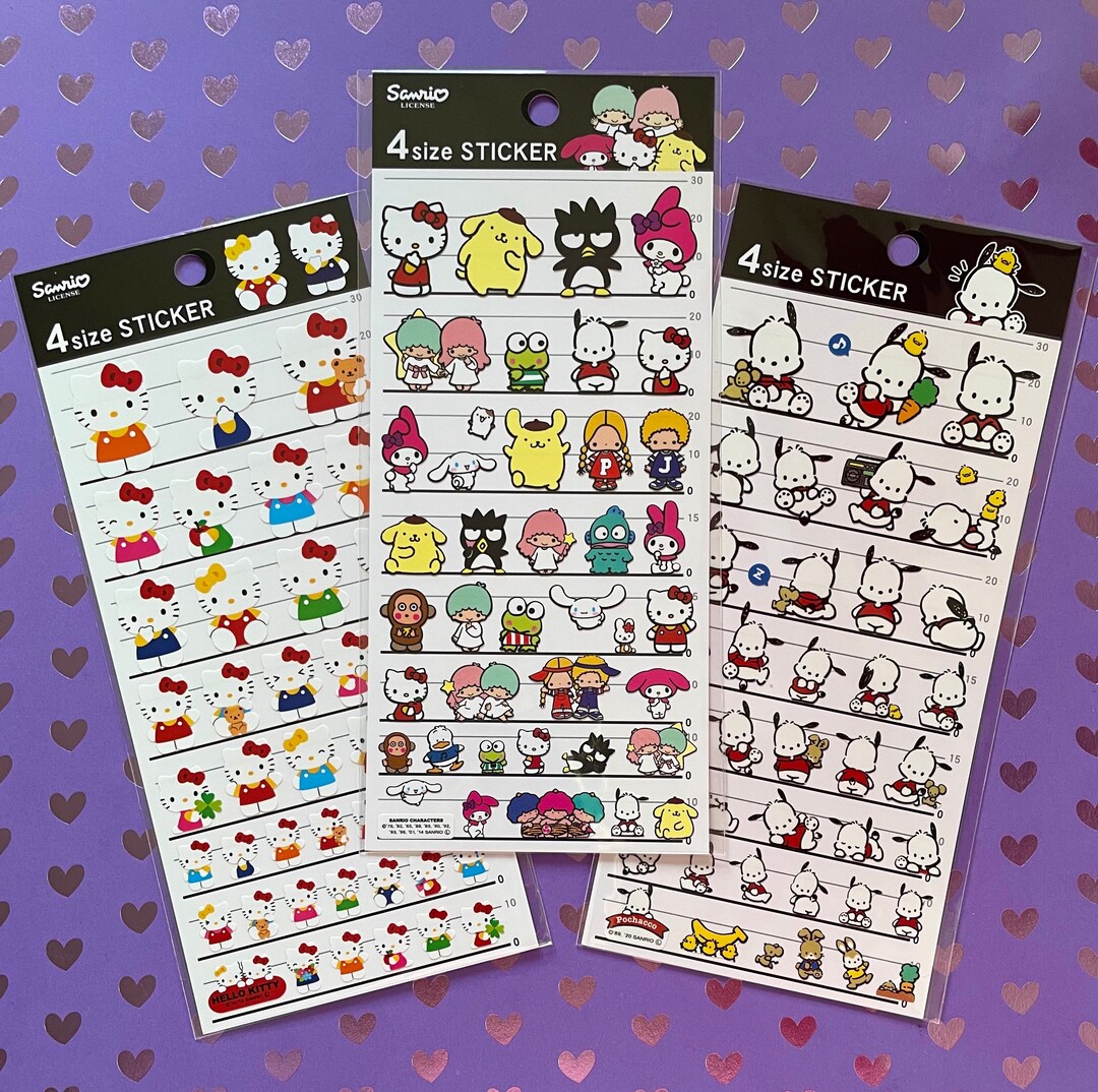 Sanrio Stickers Kawaii Stickers Hello Kitty Stickers Etsy