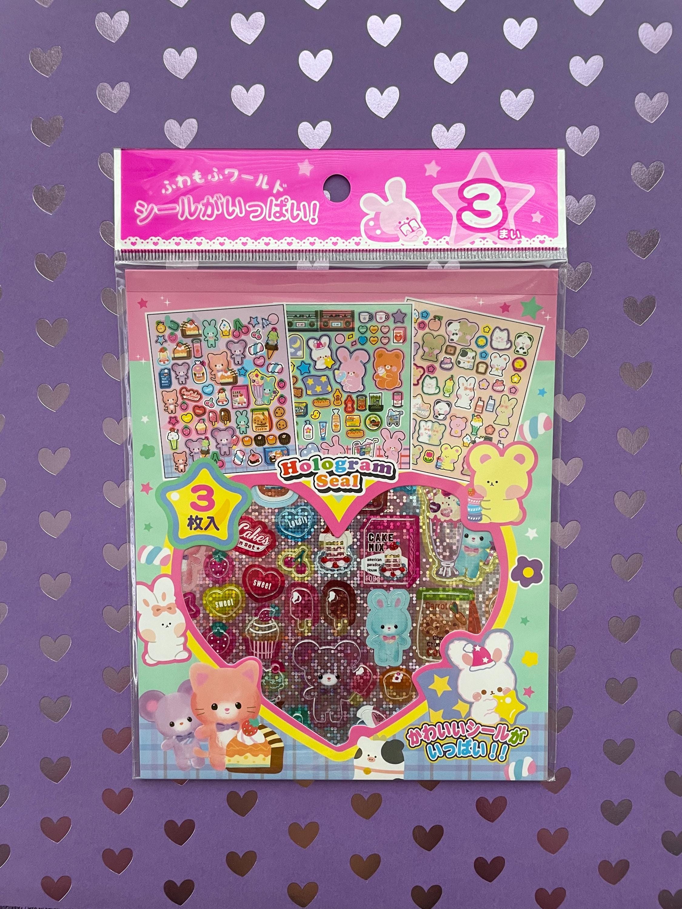 Kawaii hologram stickers - planner , journal , deco stickers