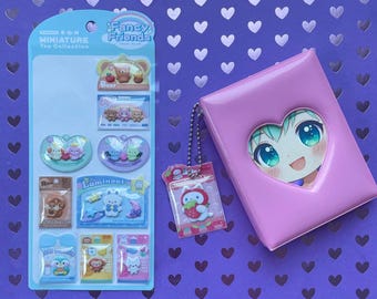 Mind Wave Capsule Stickers - Gachapon Stickers - DIY Keychain Craft - Kawaii Stickers - Kawaii Stationery