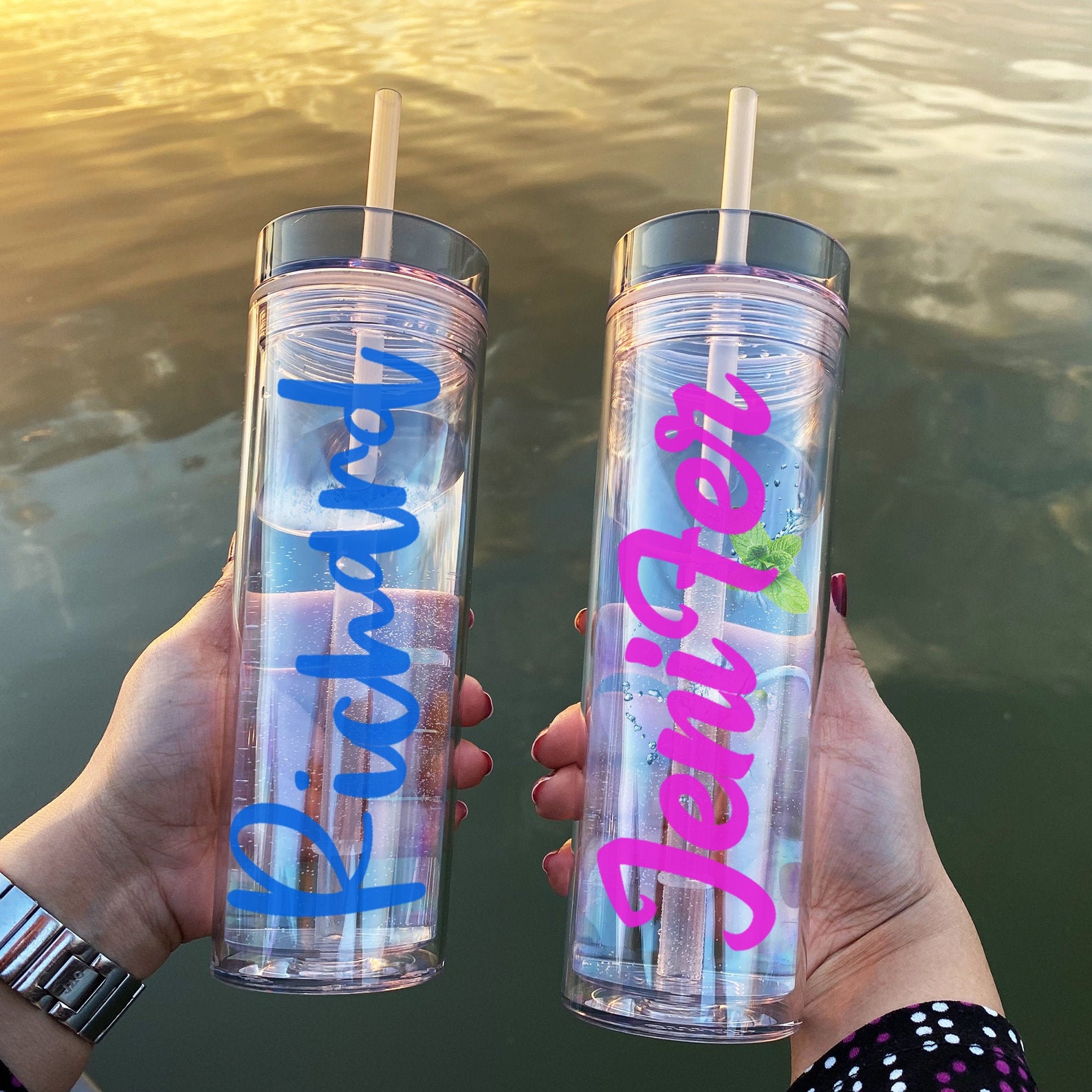 Personalized Tumbler With Straw Custom Tumbler With Straw and Etsy