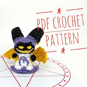 Crochet Adam Hazbin Hotel Inspired Amigurumi *PATTERN ONLY*