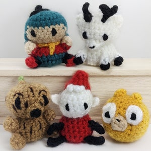 Crochet Hilda Inspired Amigurumi Characters