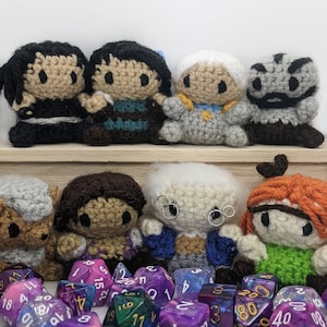 Crochet Critical Role inspired Vox Machina Campaign 1 Amigurumi