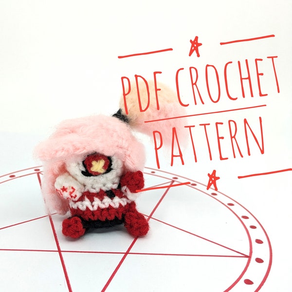 Crochet Cherri Bomb Hazbin Hotel Inspired Amigurumi *PATTERN ONLY*