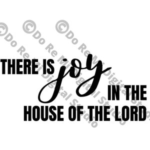 House of the Lord PNG, PDF Digital Download Cricut