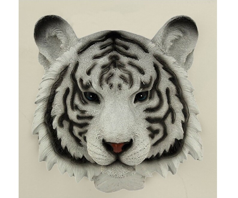 Bengal Tiger Head Wall Mount Animal Wall Hanging Farmhouse Etsy