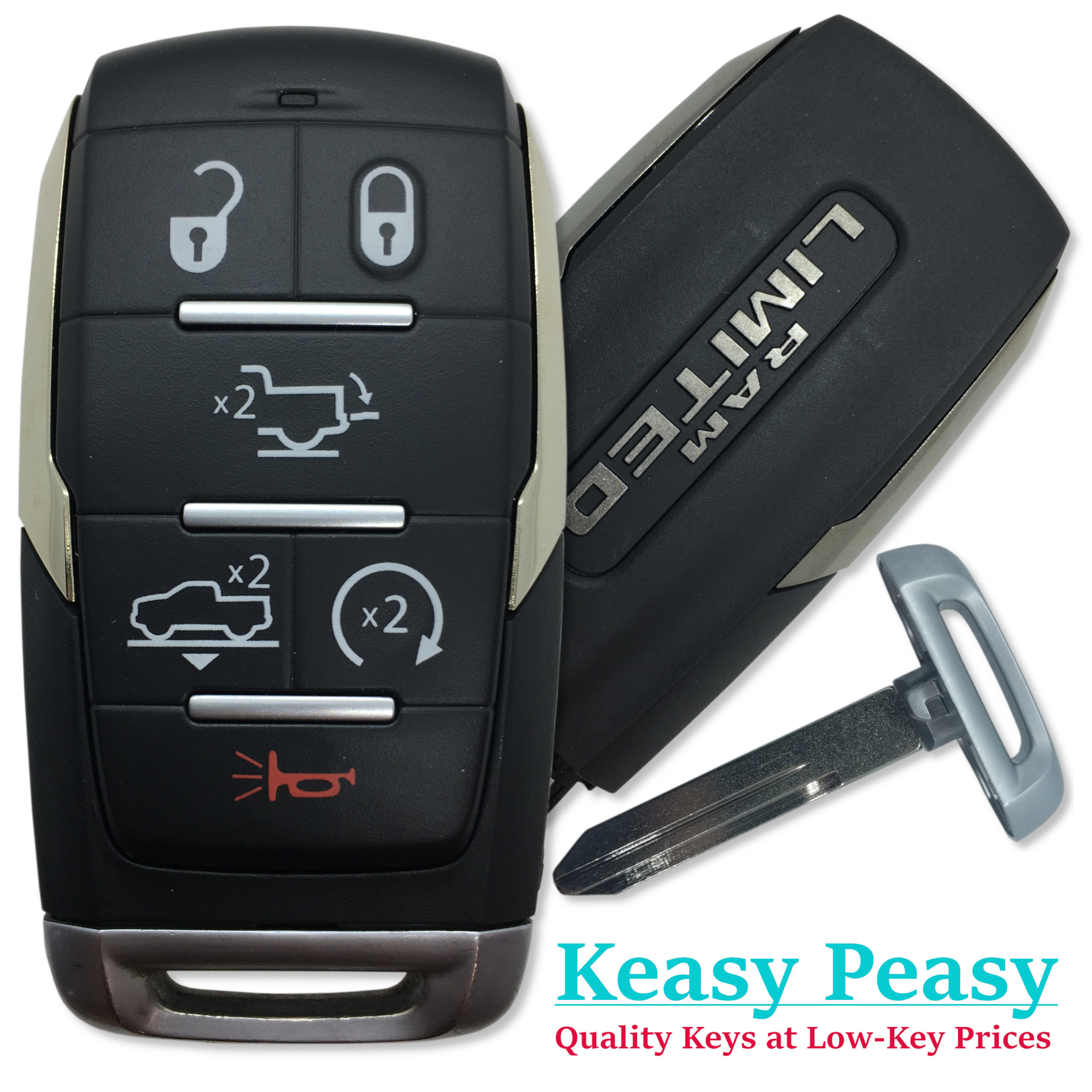 Like New O.E.M Ram Limited 1500 2019-24 Proximity Remote Fob FCC - OHT-4882056 PN - 68312808